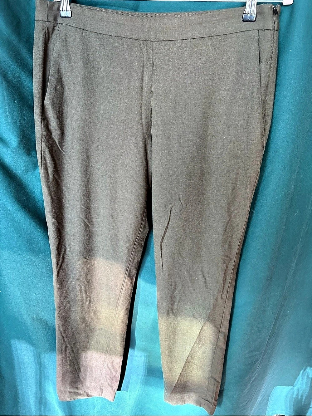 Kit and ace wool Straight Leg Pants in Green Size 14 Like New